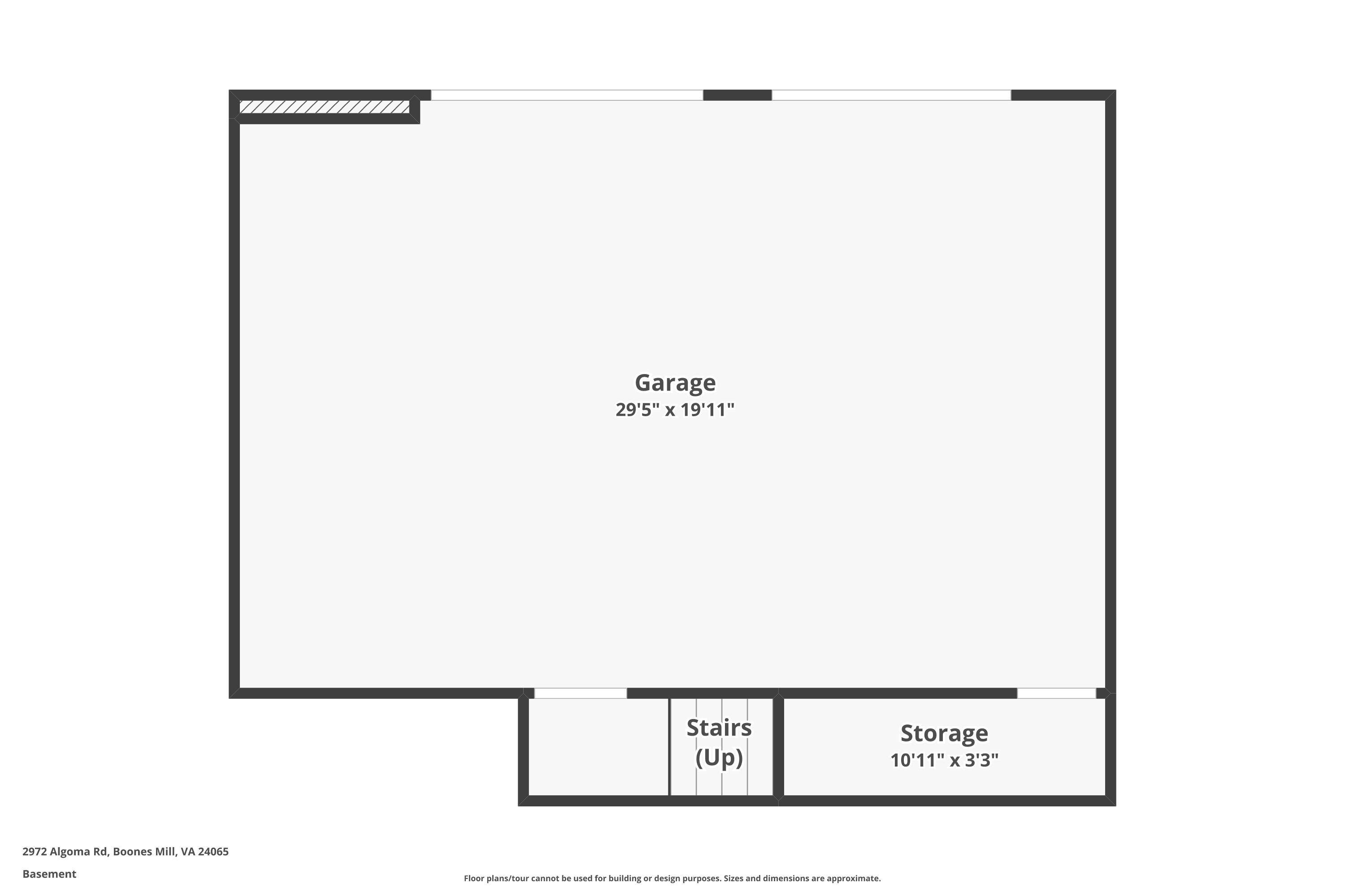 2972 Algoma Road Boones Mill, VA 24065 - Photo 77 of 77 Basement Floor Plan
