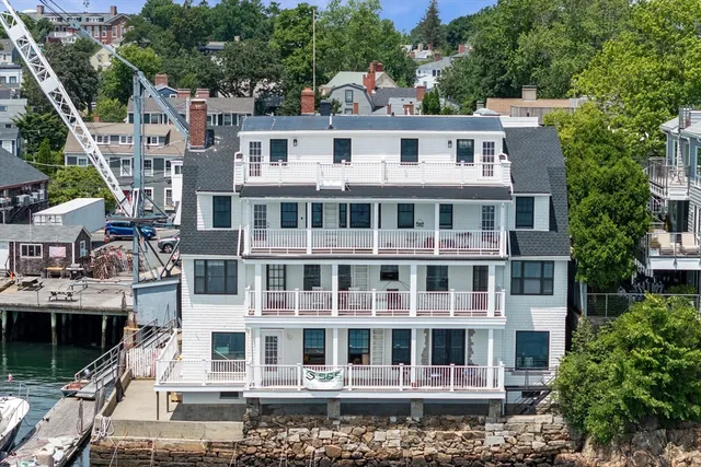 a view of city and ocean