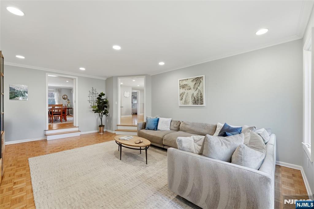89 Surrey Lane Tenafly, NJ 07670 - Photo 21 of 49 a living room with furniture and a wooden floor