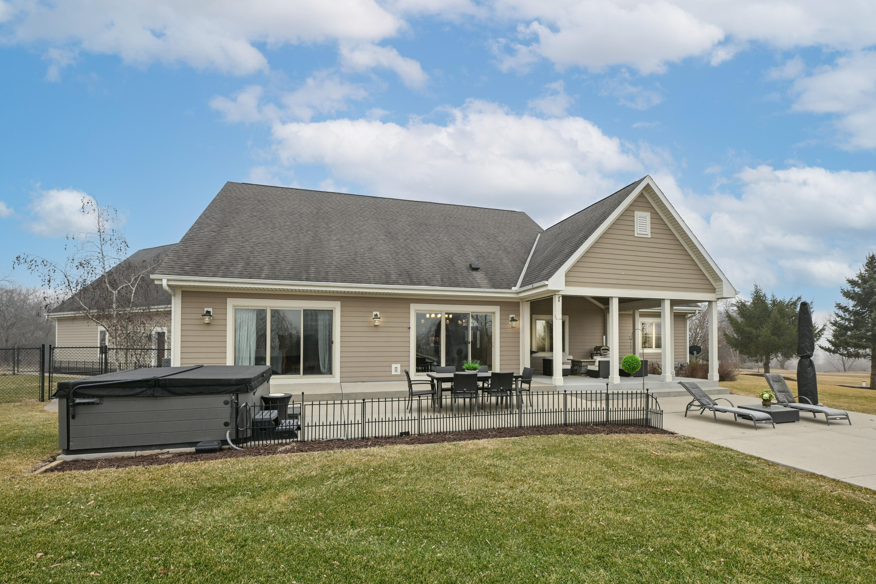 4722 West Oakwood Road Franklin, WI 53132 - Photo 37 of 41 Patios & Hot Tub