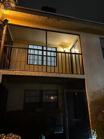 a view of front door