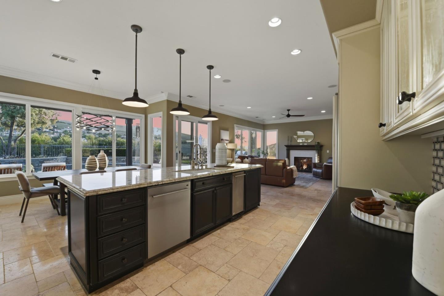 2566 Bentley Ridge Drive San Jose, CA 95138 - Photo 47 of 101 a large kitchen with lots of counter space and windows