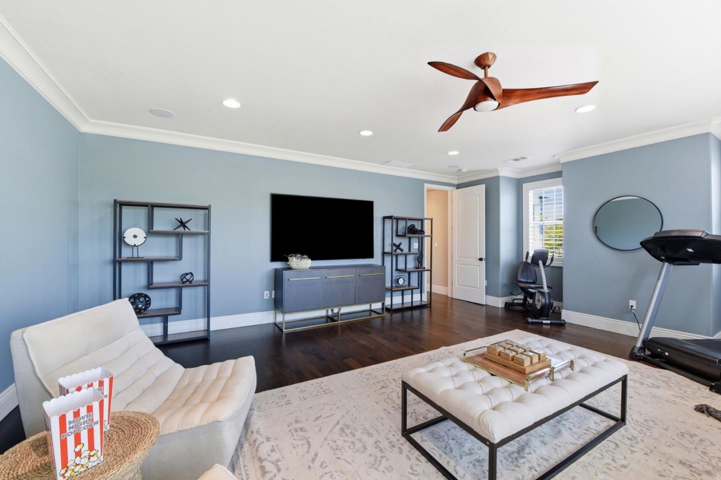2566 Bentley Ridge Drive San Jose, CA 95138 - Photo 81 of 101 a living room with furniture and a flat screen tv
