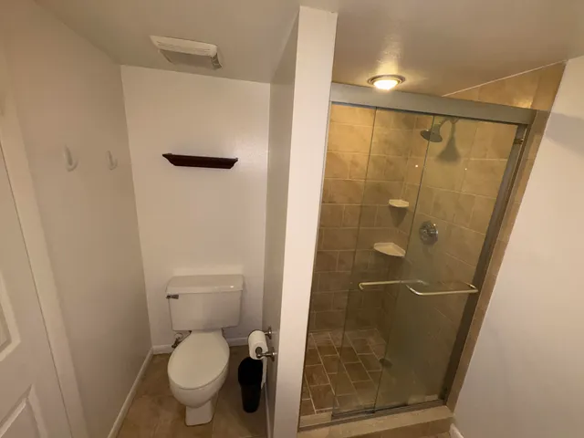 a view of a walk in closet