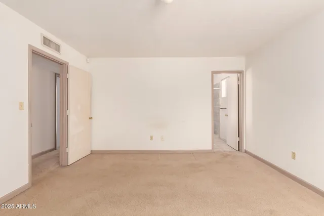 a view of an empty room