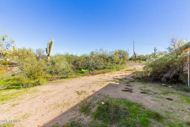 a view of a beach with a yard