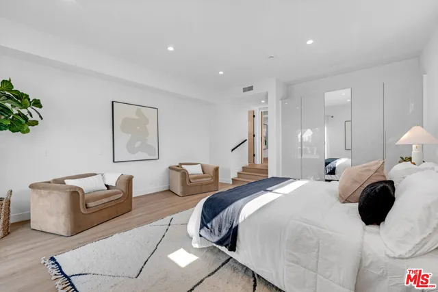 a workspace with furniture and window