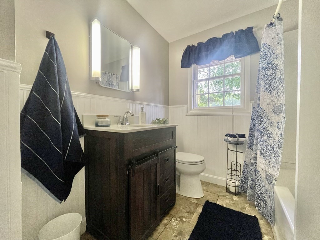 529 Howard Street Brockton, MA 02302 - Photo 21 of 34 a bathroom with a sink toilet and shower