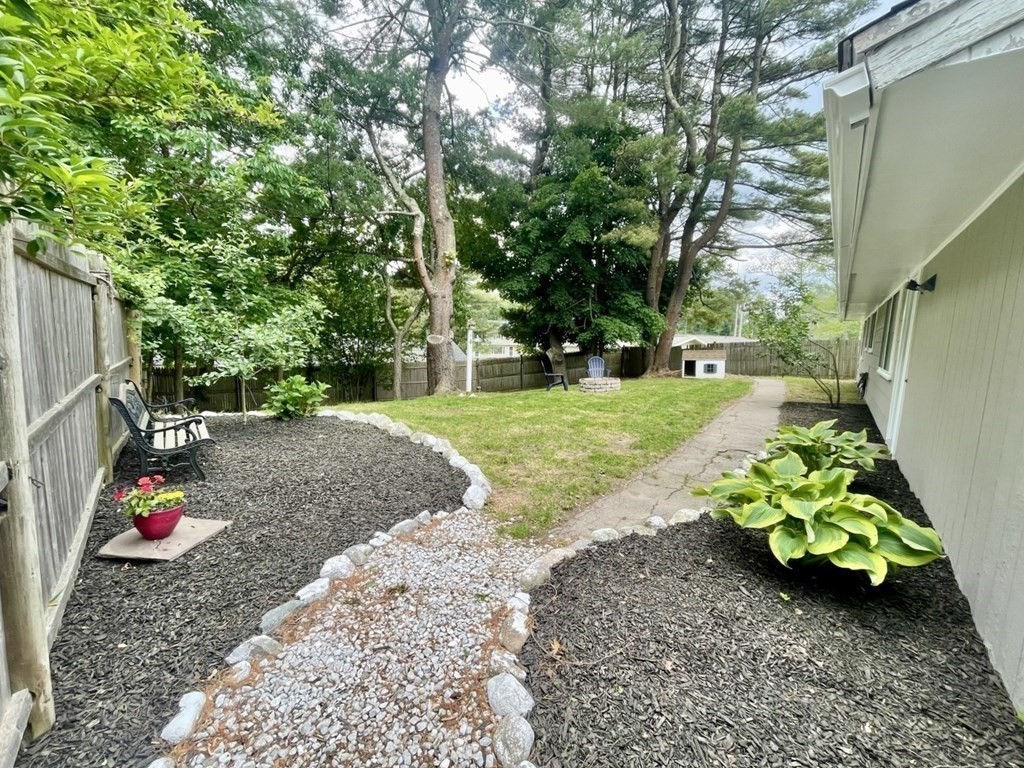 529 Howard Street Brockton, MA 02302 - Photo 29 of 34 a backyard of a house with lots of green space