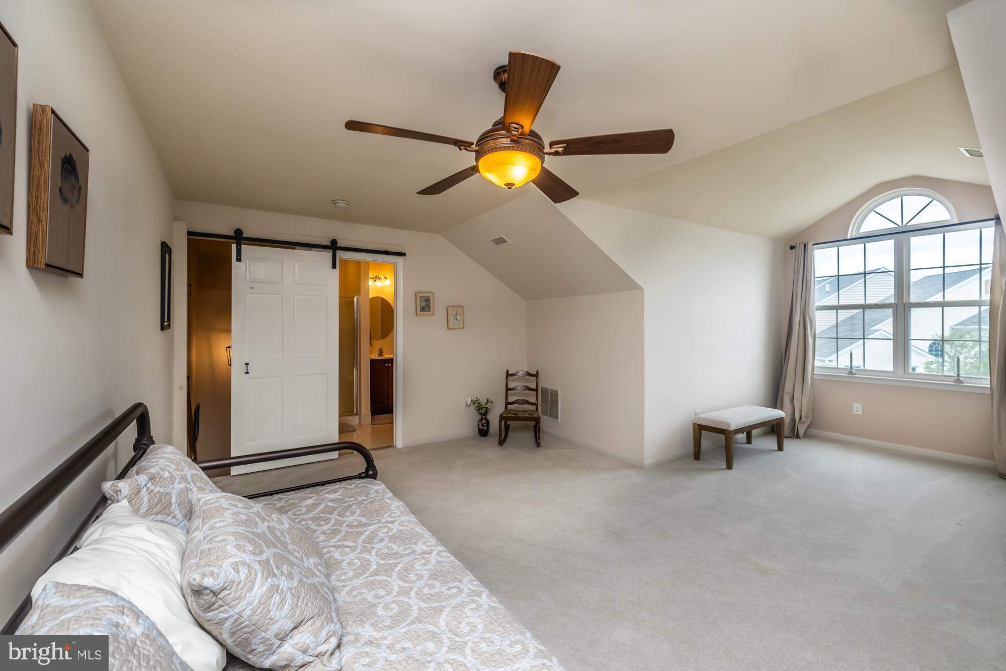 1105 Hulnick Road, Unit 43877 Coatesville, PA 19320 - Photo 30 of 38 3rd bedroom on the 2nd floor with a barn door
