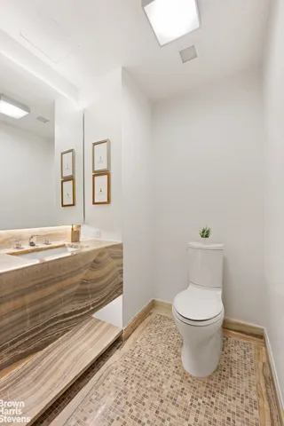 a bathroom with a sink and a toilet