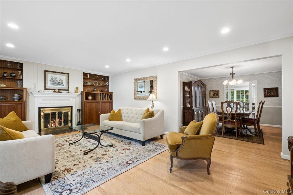 372 Fort Hill Road Scarsdale, NY 10583 - Photo 4 of 40 Another view of living room open to dining room