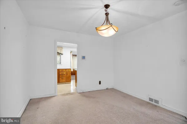 a view of empty room