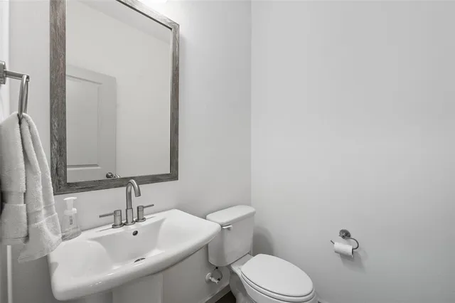 a picture of a bench in front of a door