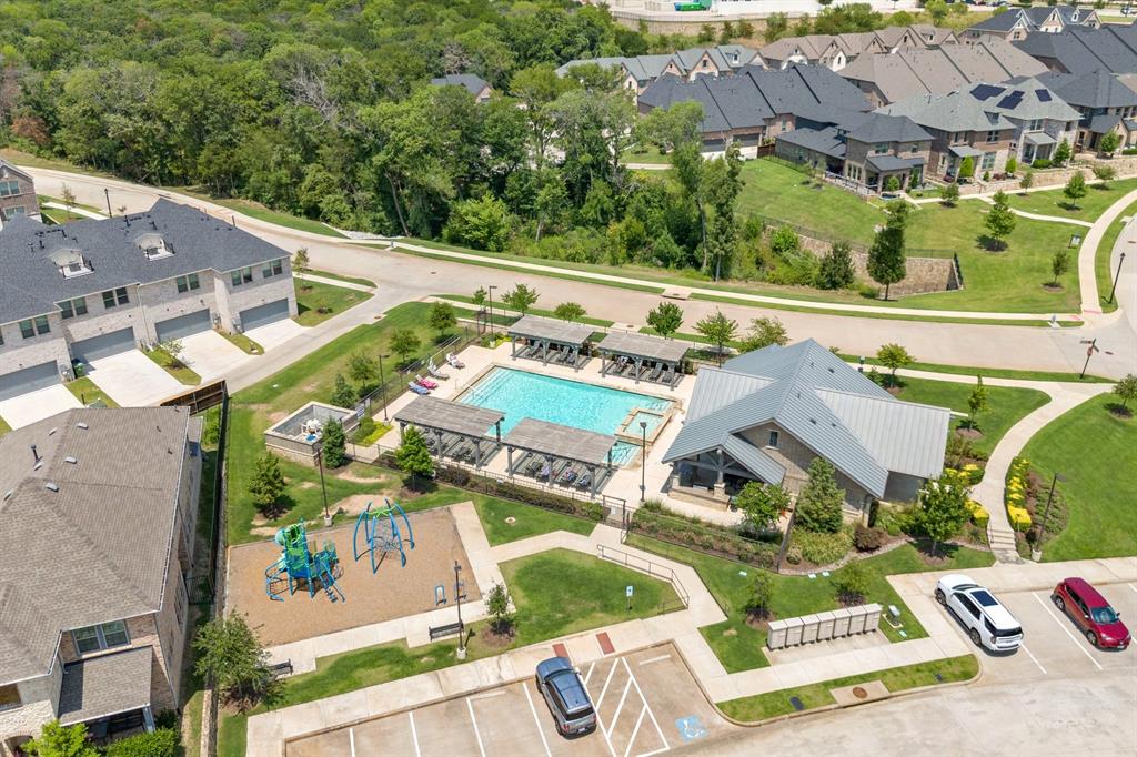 228 Spring Hill Road Flower Mound, TX 75028 - Photo 30 of 31 an aerial view of residential houses with outdoor space