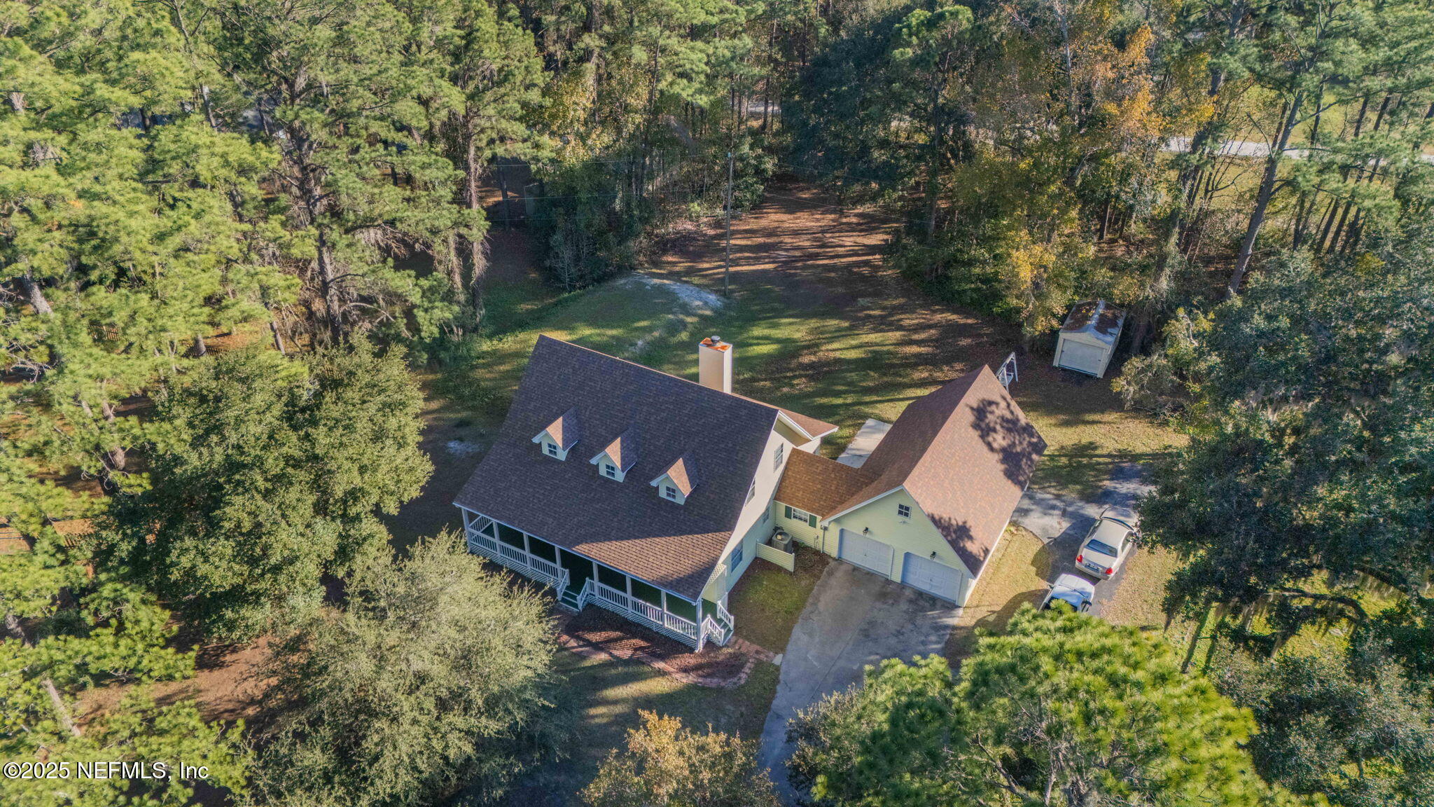 8705 River Park Road St. Augustine, FL 32092 - Photo 53 of 57 an aerial view of residential house with outdoor space