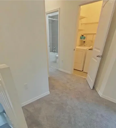view of a room with utility room