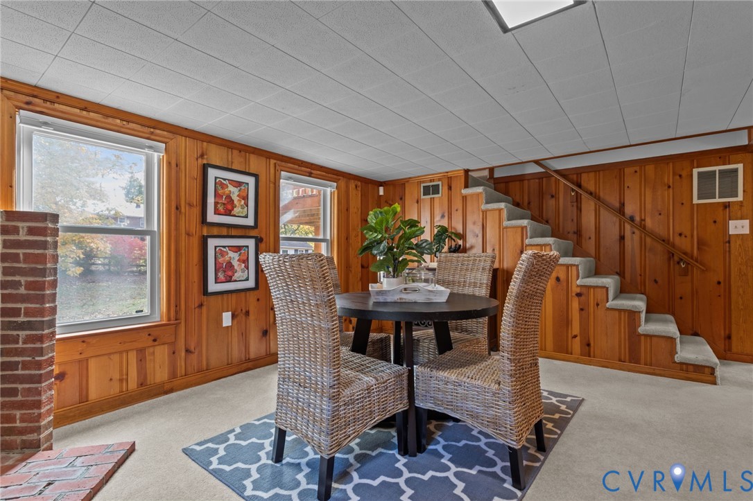 3819 Wakefield Road Richmond, VA 23235 - Photo 33 of 49 a view of a dining room with furniture window and wooden floor