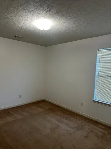 an empty room with a space