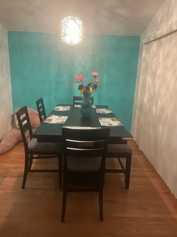 a view of kitchen and natural light