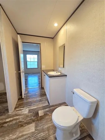 a view of yard with large trees