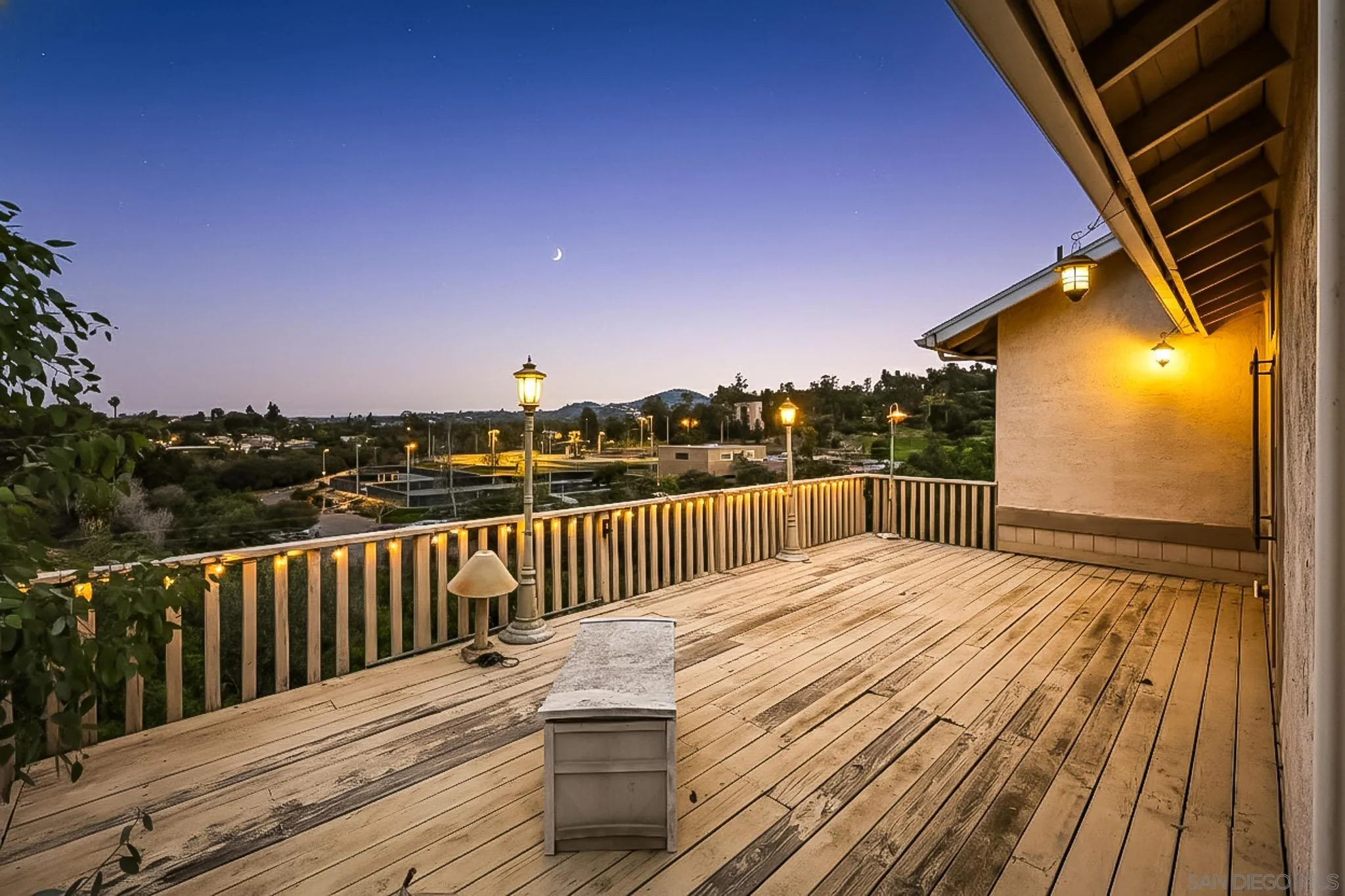 221 Colina Terrace Vista, CA 92084 - Photo 3 of 57 a view of balcony with wooden floor and city view
