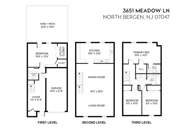 $650,000 | 3651 Meadow Lane, North Bergen, NJ 07047