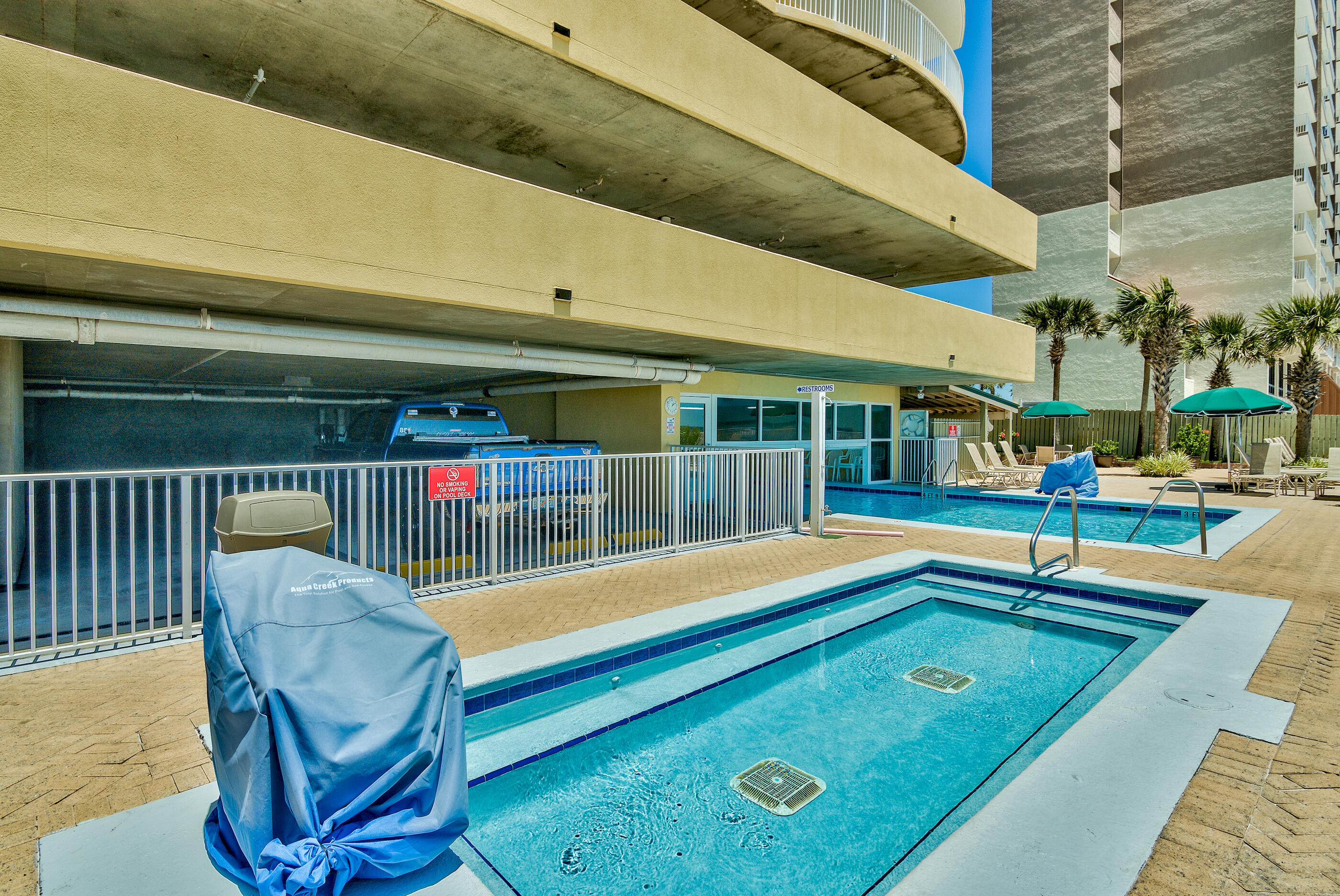 17545 Front Beach Road, Unit 1104 Panama City Beach, FL 32413 - Photo 27 of 31 a outdoor space with swimming pool