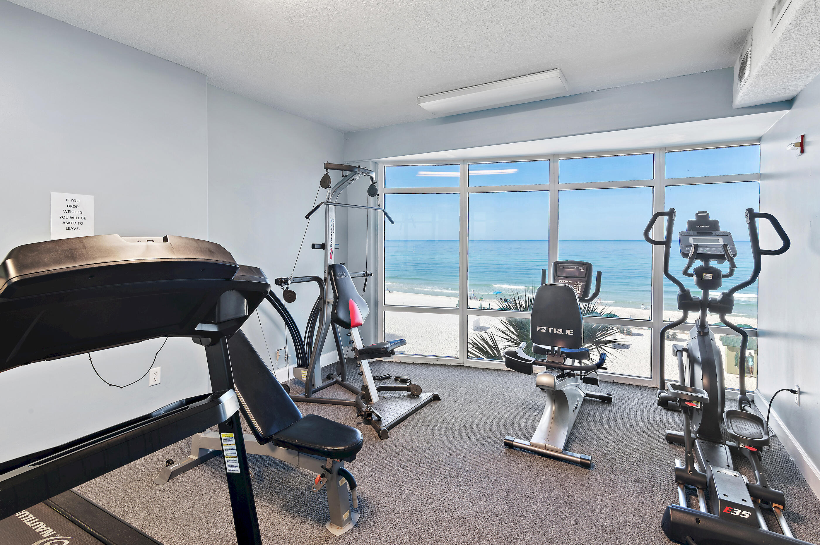 17545 Front Beach Road, Unit 1104 Panama City Beach, FL 32413 - Photo 29 of 31 a view of a room with gym equipment