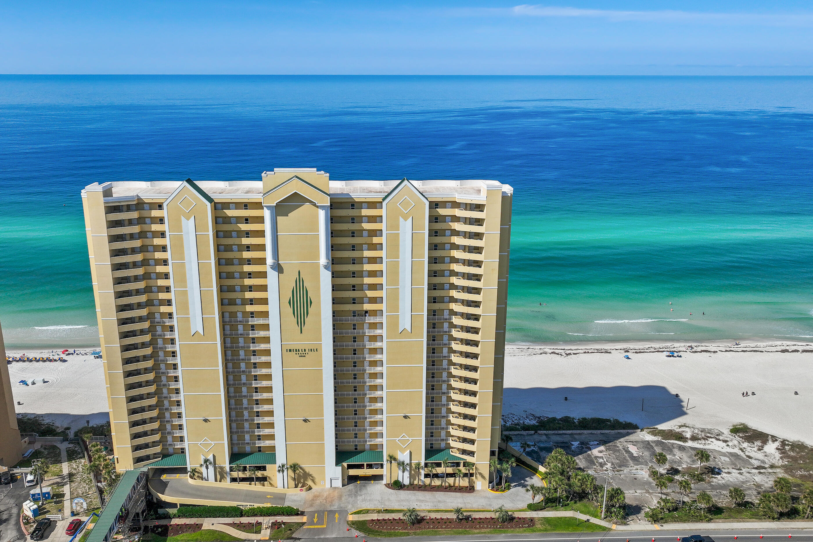 17545 Front Beach Road, Unit 1104 Panama City Beach, FL 32413 - Photo 5 of 31 a front view of a building with beach