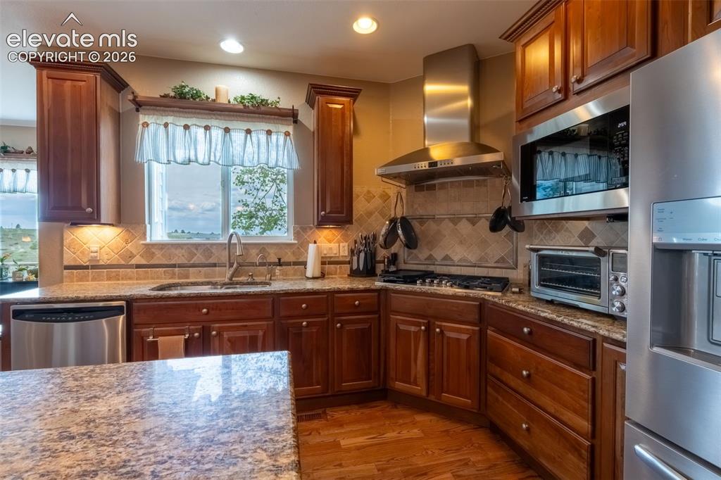 2385 Antelope Ridge Trail Parker, CO 80138 - Photo 20 of 47 KITCHEN WINDOW VIEW