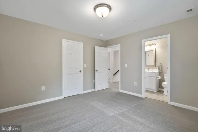 a view of an empty room