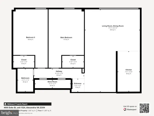 $259,000 | 4600 Duke Street, Unit 1524, Alexandria, VA 22304