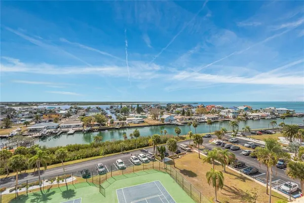 a view of a dining area with furniture