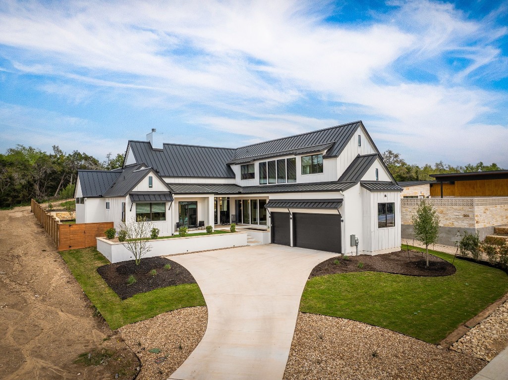 Gorgeous Modern Farmhouse Design, situated on a culdesac.