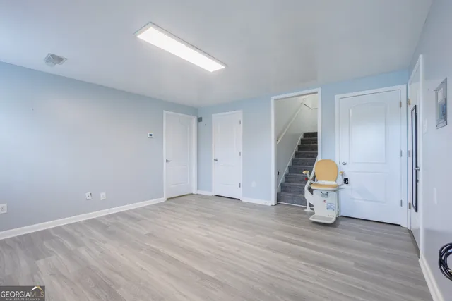 a view of empty room