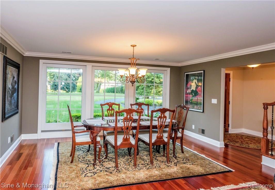 5350 Longmeadow Road Bloomfield Hills, MI 48304 - Photo 9 of 45 Dining room with expansive windows