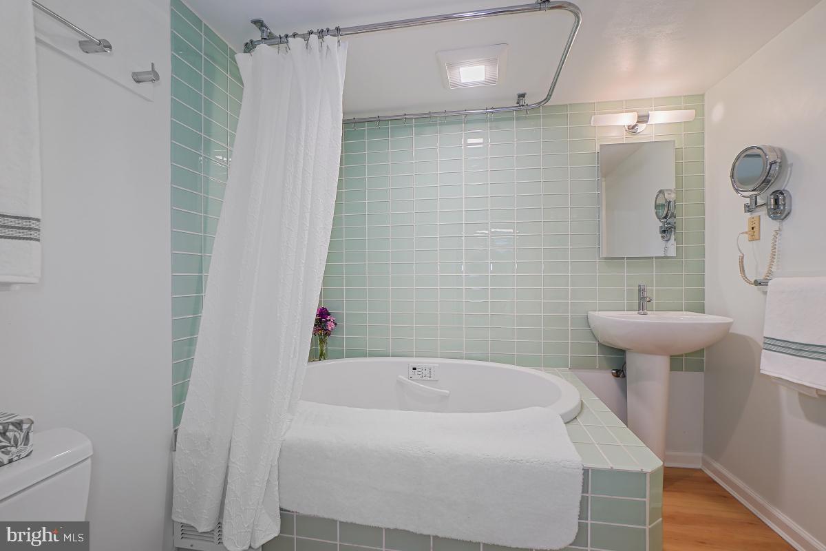 4 Sunnyside Road Silver Spring, MD 20910 - Photo 33 of 50 Renovated Full Bath with a Sanijet Tub