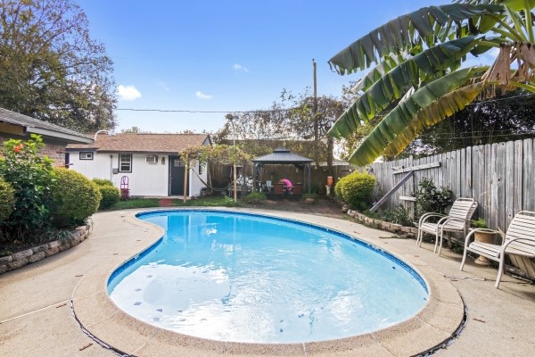 9702 Tiltree Street Houston, TX 77075 - Photo 19 of 24 a view of a house with swimming pool