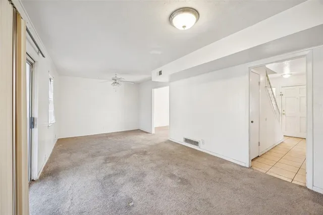 a view of an empty room