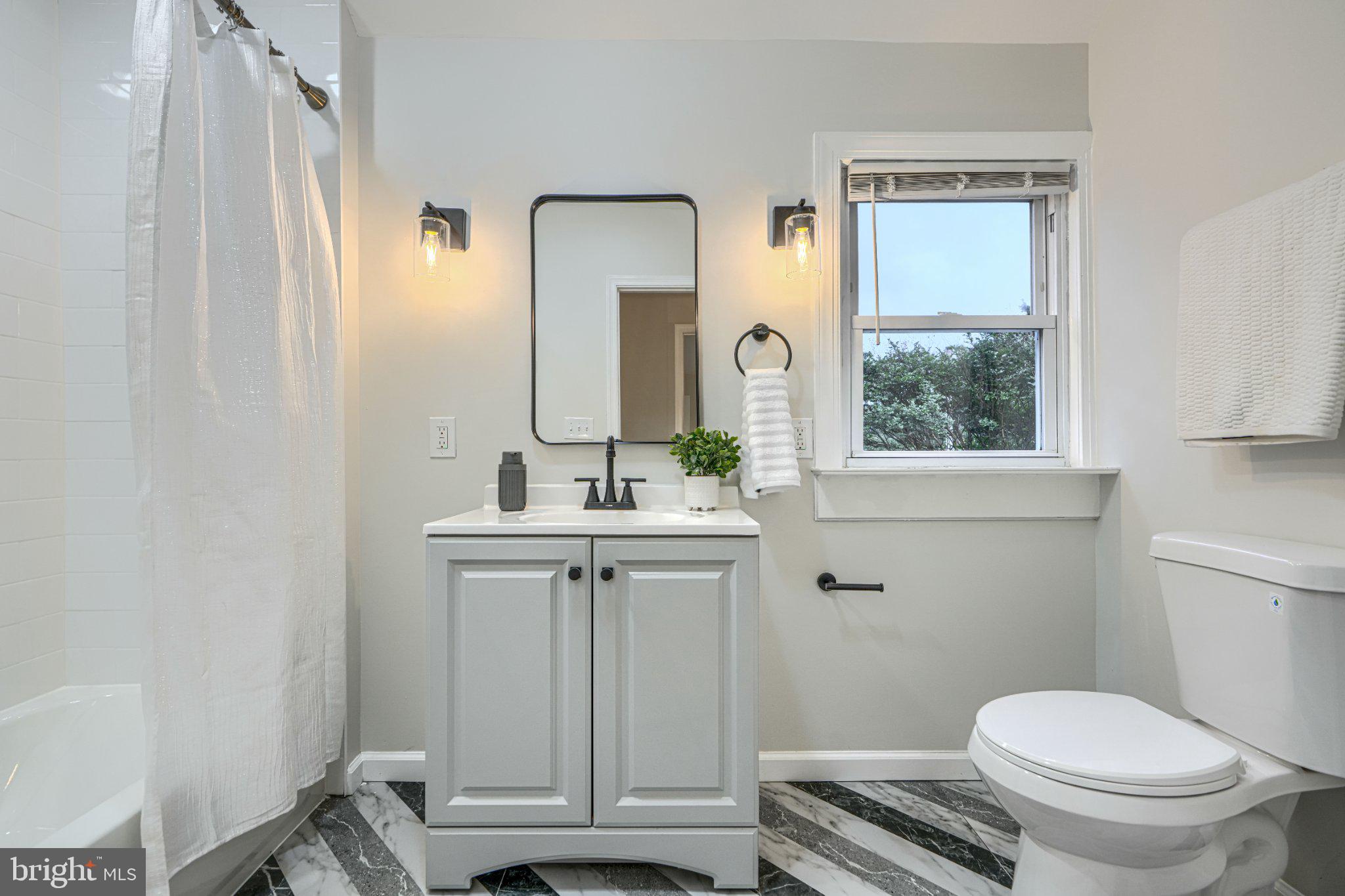 143 Rigdon Road Aberdeen, MD 21001 - Photo 28 of 57 Modern bathroom with stylish accents.
