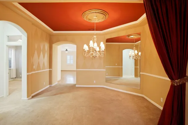 a view of a livingroom with a staircase