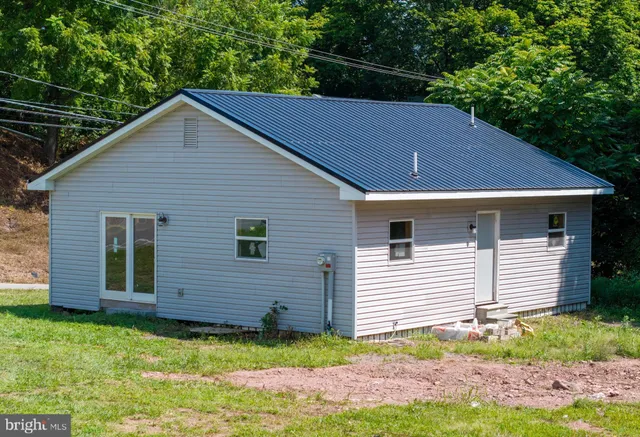 a backyard of a house