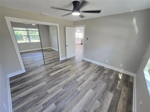wooden floor in an empty room