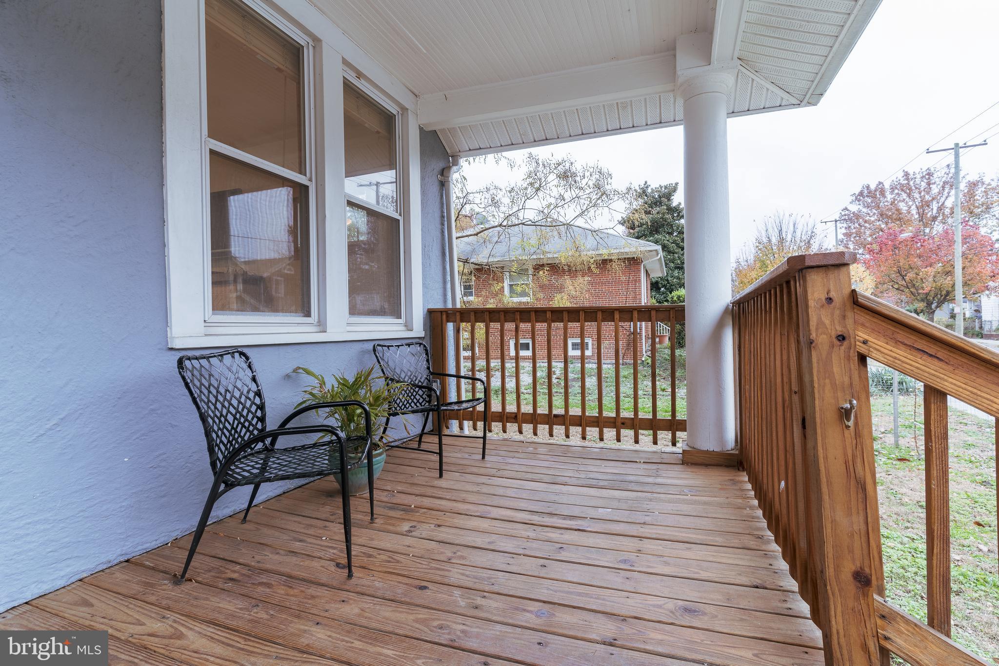 3817 22nd Street Northeast Washington, DC 20018 - Photo 3 of 37 a view of a chairs on the roof deck