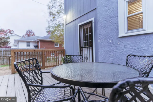a view of balcony patio and outdoor seating