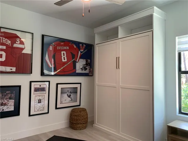 a view of painting on the wall