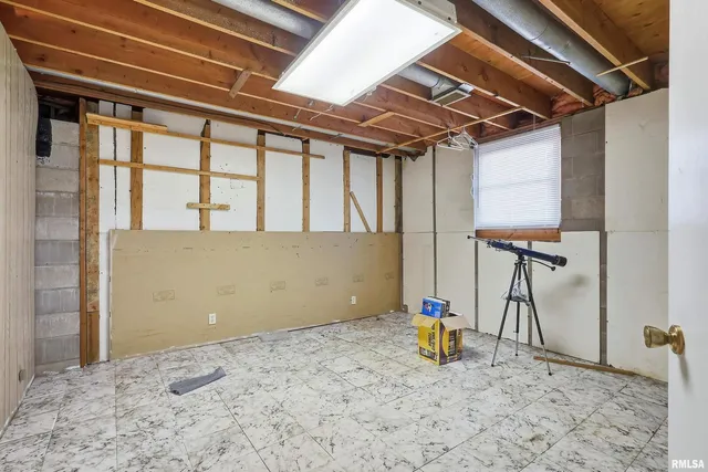a view of storage and utility room