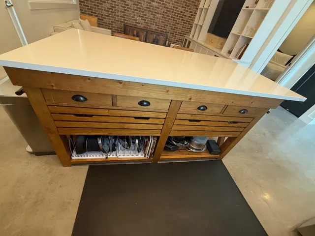 a close up of a fireplace