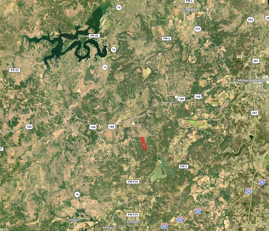 242.442-acres McClure Ranch Road Palo Pinto, TX 76484 - Photo 6 of 32 Map of property location